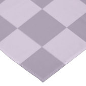 Minimalistisch Zachte Lavendel Schachbrett Patroon Tafelkleed (Gekanteld)