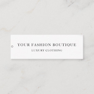 Minimalistisch Zakelijk Logo Kleding Label Hang Ta