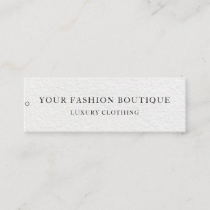 Minimalistisch Zakelijk Logo Kleding Label Hang Ta