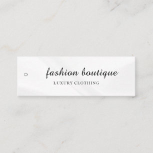 Minimalistisch Zakelijk Logo Kleding Label Hang Ta