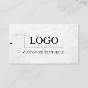 Minimalistisch zakelijk logo kledinglabel hangtag visitekaartje