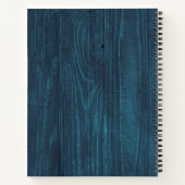 Minimalistisch zakelijk Notitieboek (Achterkant)