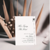 Minimalistisch Ze is het knopen van de knoop boog  Kaart