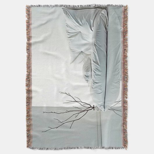 Minimalistisch Zen-interieurontwerp Deken (Voorkant Verticaal)