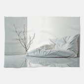 Minimalistisch Zen-interieurontwerp Theedoek (Horizontaal)