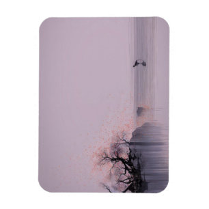 Minimalistisch Zen landschap Magneet