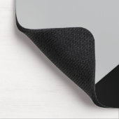 Minimalistisch zwart en grijs kleurenblok gestrest muismat (Hoek)