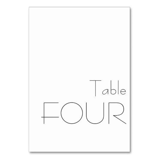 Minimalistisch zwart-wit, afgespeelde Typografie F Kaart (Voorkant)