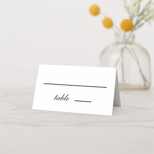 Minimalistisch zwart-wit en eenvoudig script bruil (Voorkant)