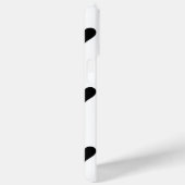 Minimalistisch zwart-wit hart romantisch Case-Mate iPhone case (Achterkant / Rechts)