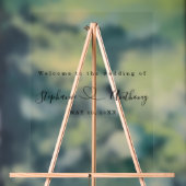 Minimalistisch zwart-wit met een harthuwelijk acryl bord (Neutraal)