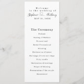 Minimalistisch zwart-wit met een harthuwelijk programma (Voorkant)