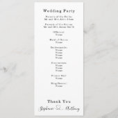 Minimalistisch zwart-wit met een harthuwelijk programma (Achterkant)