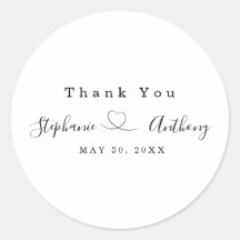 Minimalistisch zwart-wit met een harthuwelijk