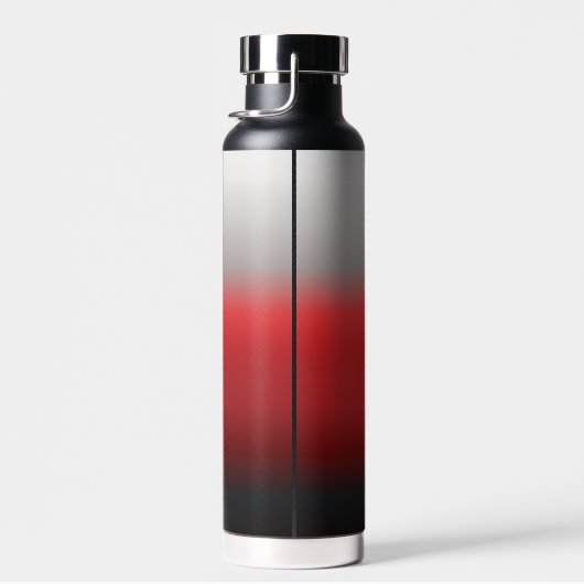 Minimalistisch zwart-wit monogram waterfles (Rechts)