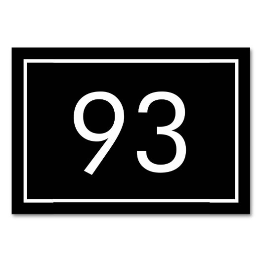 Minimalistisch zwart wit tekst restaurant kaart (Achterkant)