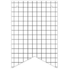 Minimalistisch zwart-witraster vlaggetjes