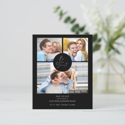 Minimalistisch zwart zijn onze gastfotoweddenschap (Staand voorkant)