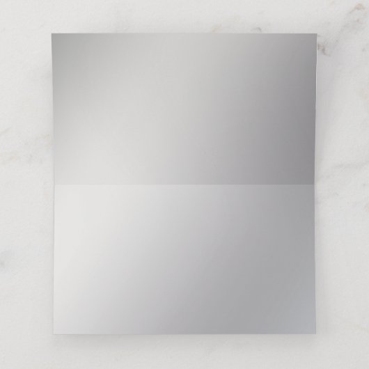 Minimalistisch zwart, zilverwitter (Binnenkant ongevouwen)