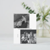 Minimalistisch zwarte witte Typografie Feestdagenkaart (Staand voorkant)