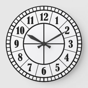 Minimalistische 10,75-inch ronde acrylwandklok grote klok