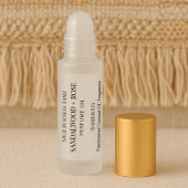 Minimalistische 10ml Parfum Olie Roller Flesetiket Sticker