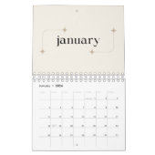 Minimalistische 2025 Desk Planner Kalender (Jan 2026)