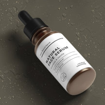 Minimalistische 2 OZ Fles Waterdichte Productlabel