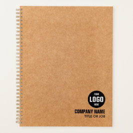 Minimalistische aangepaste bedrijfs-Logo en titelp Planner
