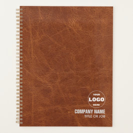 Minimalistische aangepaste bedrijfs-Logo en titelp Planner