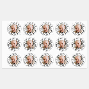 Minimalistische aangepaste kleuren voor foto's labels