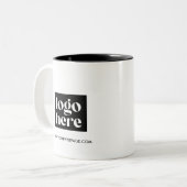 Minimalistische aangepaste Logo-promotionele Mok (Voorkant links)