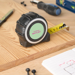 Minimalistische aangepaste naam modern rolmaat