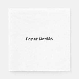Minimalistische aangepaste tekst Persoonlijk papie Servet