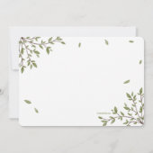 Minimalistische aankondiging van het Lijst van de  (Achterkant)