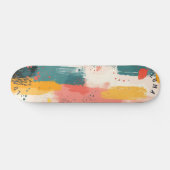 Minimalistische aardetoon Abstract - Zachte pensee Skateboard (Horizontaal)