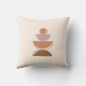 Minimalistische Abstracte geometrie Kussen (Achterkant)