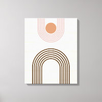 Minimalistische Abstracte geometrie uit het midden