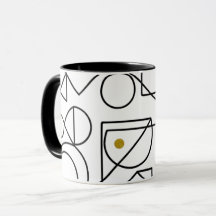 Minimalistische Abstracte Geometrische Lijnkunst M