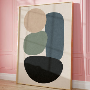 Minimalistische Abstracte Geometrische Wandkunst Poster