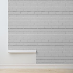 Minimalistische Abstracte Krijtwitte Bakstenen Muu Behang