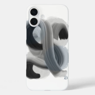 Minimalistische Abstracte kunst iPhone 16 Plus hoe Hoesje
