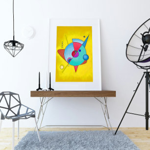 Minimalistische Abstracte kunst nr. 5 Poster
