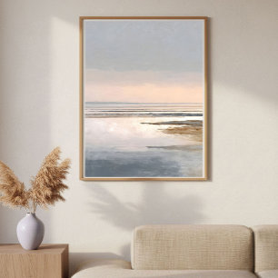 Minimalistische Abstracte Kunst van Kustmoeras aan Poster