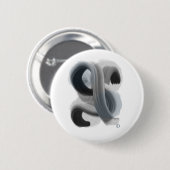 Minimalistische Abstracte kunstwerk Button (Voorkant /achterkant)