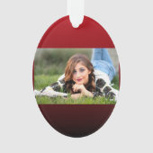 minimalistische abstracte marsala rode bogundy mar ornament (voorkant)