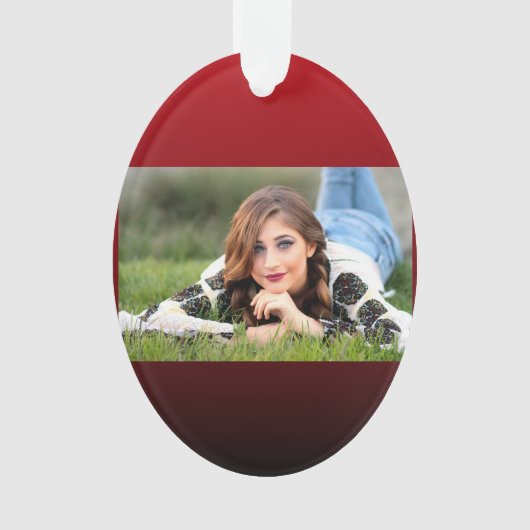 minimalistische abstracte marsala rode bogundy mar ornament (voorkant)