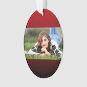 minimalistische abstracte marsala rode bogundy mar ornament (voorkant)