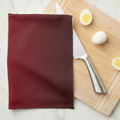 minimalistische abstracte marsala rode bogundy mar theedoek (Quarter Fold)