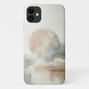 Minimalistische Abstracte Olie Schilderkunst - Ele iPhone 11 Hoesje
